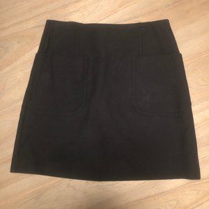 Loft Black Mini Skirt